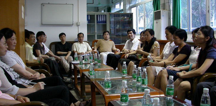 医学实验教学中心支部与国际交流与合作处支部进行挂钩交流活动
